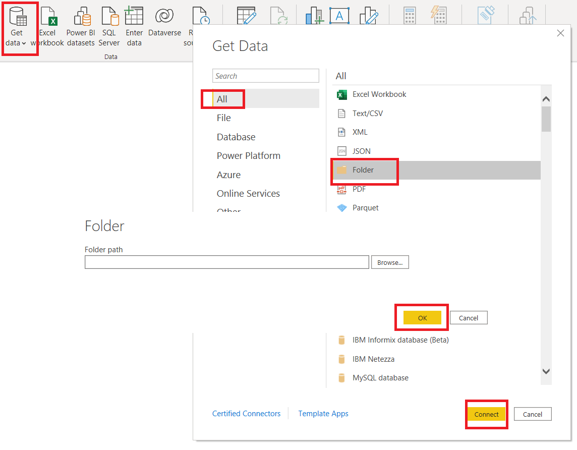 adding data in powerbi